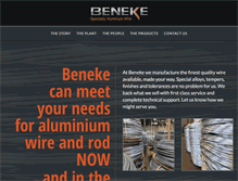 Tablet Screenshot of benekewire.com